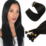 hand tied human hair