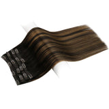 Double Weft Human Hair Clip Ins