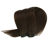 flat silk weft bundles hair