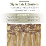 Clip Ins Double Weft Human Hair