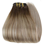 Clip Ins Double Weft Human Hair