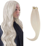 hand tied human weft extensions