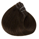 double weft clip in human hair