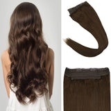 Cholcolate Brown Halo Hair