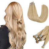 Highlight Blonde Virgin Weft Human Hair Extensions