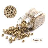 Hetto Micro Beads For I Tip Human Hair Extensions 200 Beads Per Bag