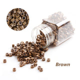 Hetto Micro Beads For I Tip Human Hair Extensions 200 Beads Per Bag