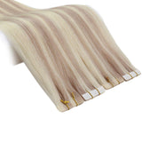 skin weft tape in human hair extensions