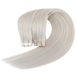 virgin blonde tape in hair extensions