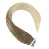 tape in blonde human hair