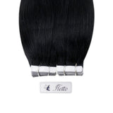 tape in black human hair