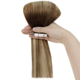virgin brown tape in hair extensions
