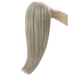 blonde virgin tape in human hair extensions