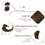 i tip 14 inch human hair extensions