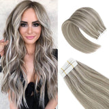 highlight Blonde Tape in Virgin hair