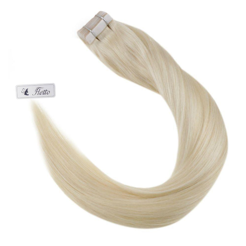 tape in hair extensions lightest blonde