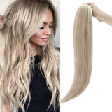 flat silk weft human hair extensions