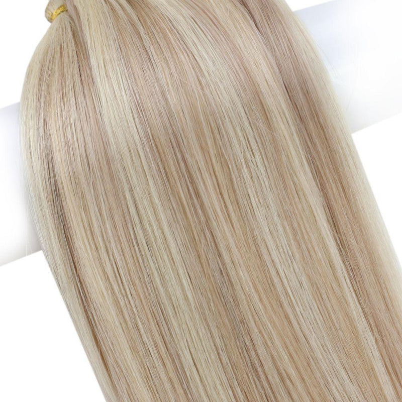 100% human weft hair extensions