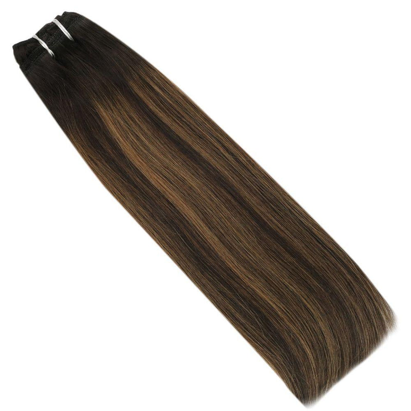 Double Weft Human Hair Clip Ins