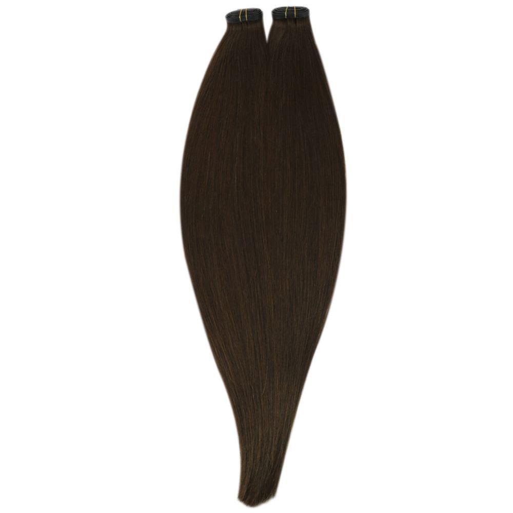 100% human weft hair extensions