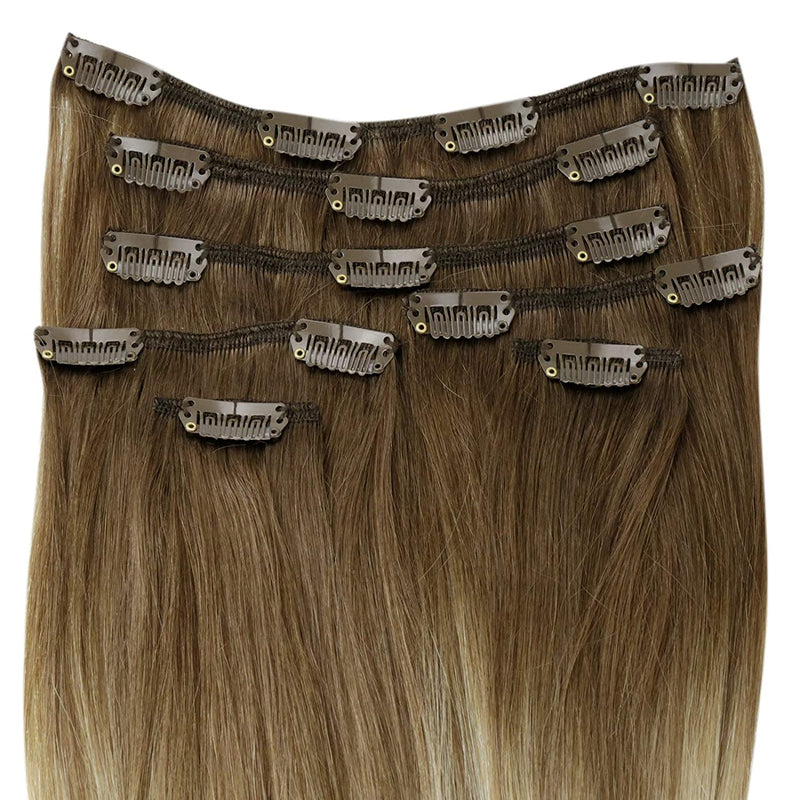 Human Hair Extensions Clip on