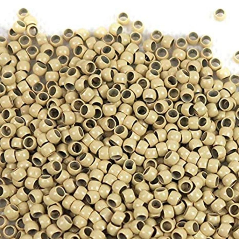 Hetto Micro Beads For Nano Ring Human Hair Extensions 200 Beads Per Bag