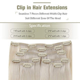 clip in blonde human hair extensions
