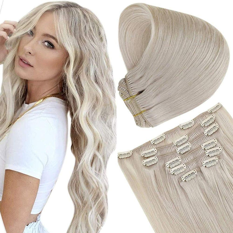 clip in hair extensions human hair