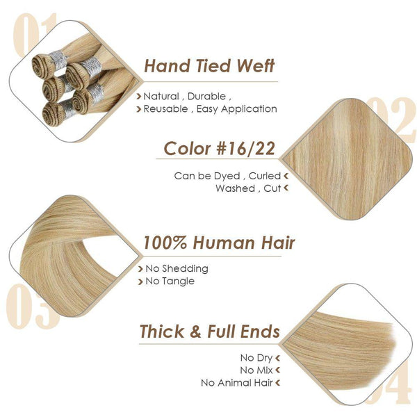 dark blonde highlight hair bundles