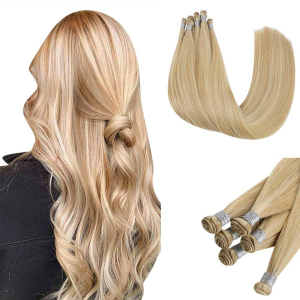 Highlight Blonde Virgin Weft Human Hair Extensions