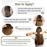 how to apply clip in hair extensions