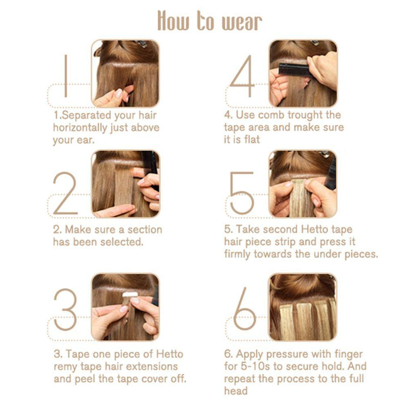 how to apply tape in hair extensions