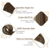 Balayage Brown Virgin Tape Ins 