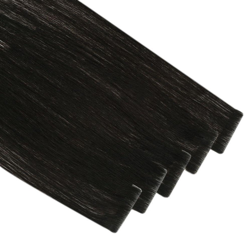 tape in black human hair