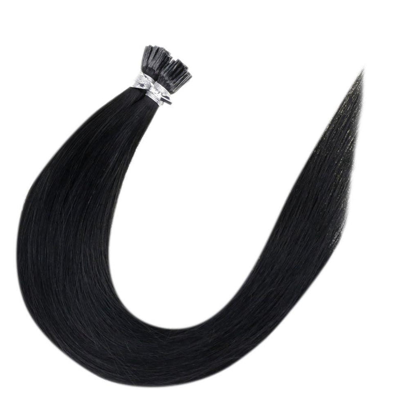 keratin i tip human hair extensions