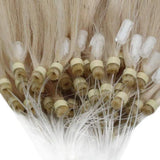 micro ring links human hair extensions brown micro ring