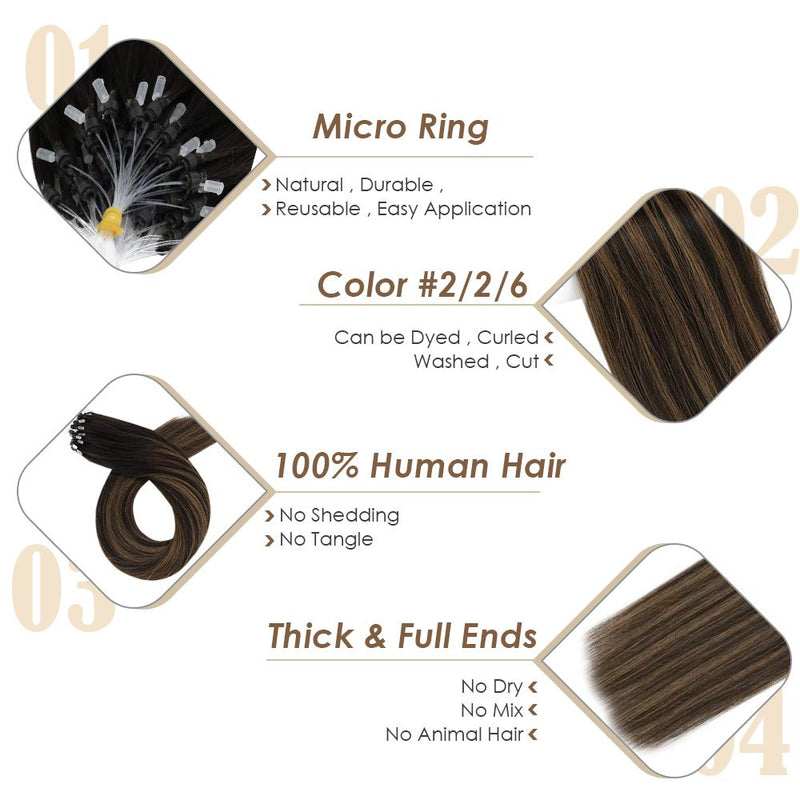 micro ring real hair extensions 