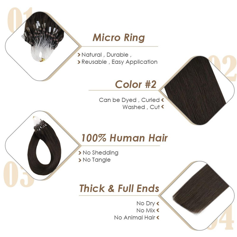 micro ring remy hair extensions	