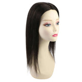 [150% Density] Hair Topper Remy Hair Natural Black #1b