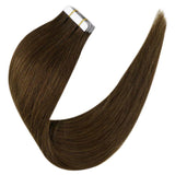 dark brown tape in human hair extensions