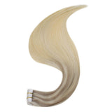 tape in blonde human hair