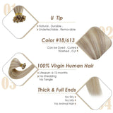 nail tip virgin hair extensions